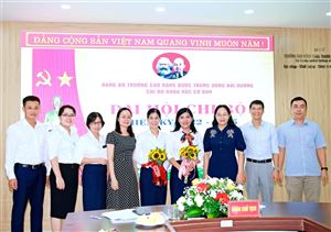 Các chi bộ trực thuộc Đảng bộ Trường CĐ  Dược Trung ương Hải Dương tổ chức thành công Đại hội chi bộ, nhiệm kỳ 2022 - 2025