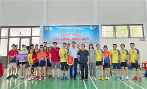 Giao lưu Bóng bàn, Cầu lông hướng tới kỷ niệm 93 năm ngày thành lập Công đoàn Việt Nam (28/7/1929 - 28/7/2022)