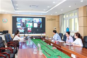 Thảo luận trực tuyến với trường Đại học Kỹ thuật Đại Nhân (Đài Loan) về việc Hợp tác quốc tế.