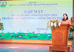 Gặp mặt tuyên dương tình nguyện viên tham gia hỗ trợ phòng, chống dịch COVID-19