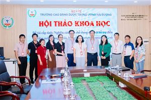 Hội thảo khoa học đề tài :“Nghiên cứu bào chế dung dịch hỗ trợ điều trị viêm mũi xoang từ cây Ngũ sắc Ageratum conzoides L. và một số dược liệu”