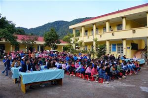 Chương trình tình nguyện “Đông ấm vùng cao 2023” tại xã Sín Thầu, Mường Nhé, Điện Biên
