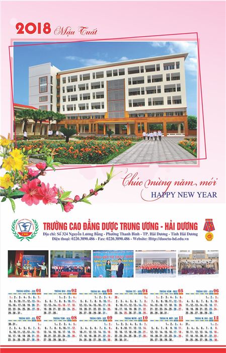 Trường Cao Đẳng Dược TW Hải Dương chúc mừng năm mới
